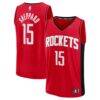 Reed Sheppard Houston Rockets Fashion7 Fast Break Replica Jersey - Red - Front View