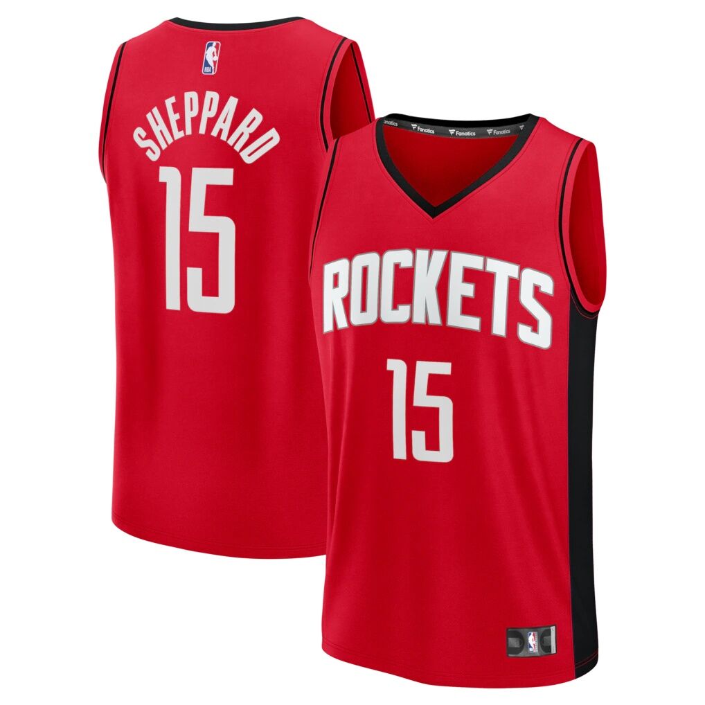 Reed Sheppard Houston Rockets Fashion7 Fast Break Replica Jersey – Icon Edition