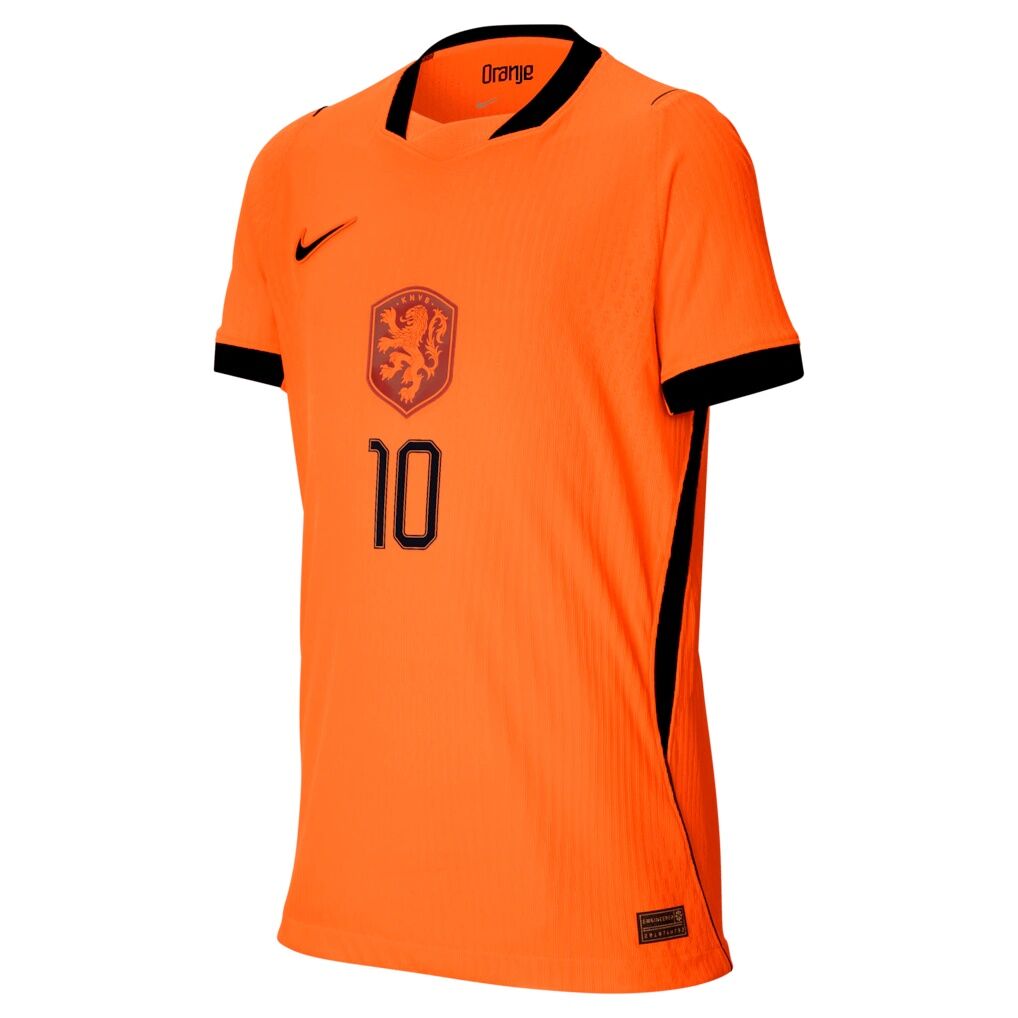 Frenkie de Jong Netherlands National Team Nike Youth 2026 Home Match Authentic Jersey