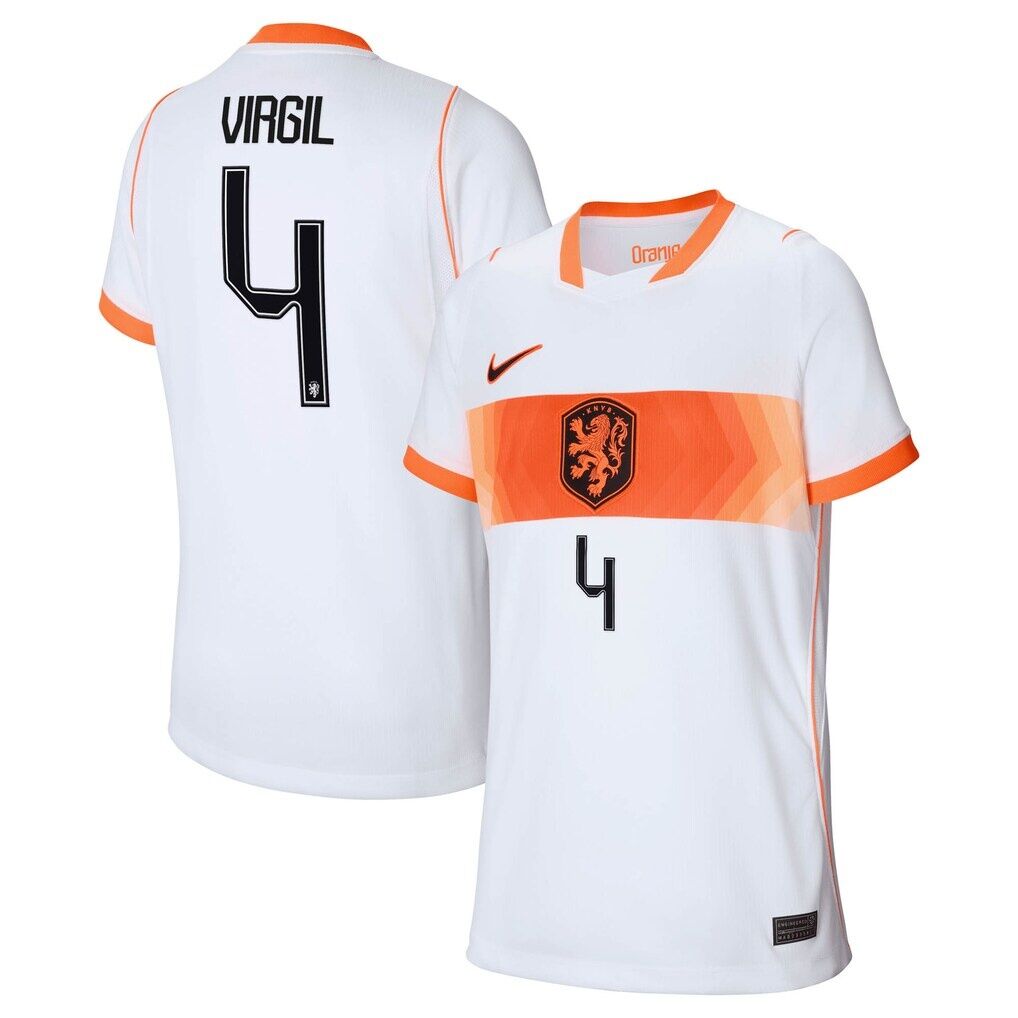 Virgil van Dijk Netherlands National Team Nike Youth 2026 Home Stadium Replica Jersey