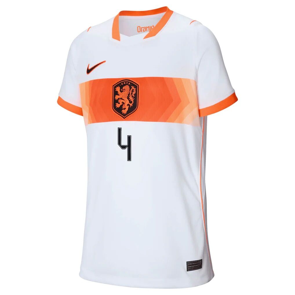 Virgil van Dijk Netherlands National Team Nike Youth 2026 Home Stadium Replica Jersey
