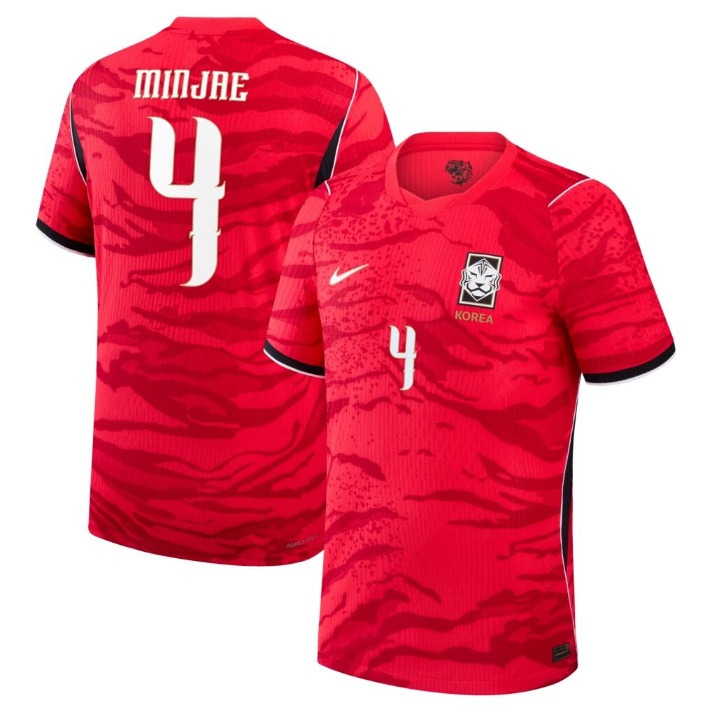 Kim Min-jae South Korea National Team Nike 2026 Home Match Authentic Jersey