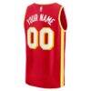 Atlanta Hawks Fashion7 Fast Break Custom Jersey - Red - Detail View