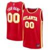 Atlanta Hawks Fashion7 Fast Break Custom Jersey - Red - Front View