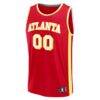 Atlanta Hawks Fashion7 Fast Break Custom Jersey - Red - Side View