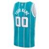 Charlotte Hornets Fashion7 Fast Break Custom Jersey - Teal - Detail View