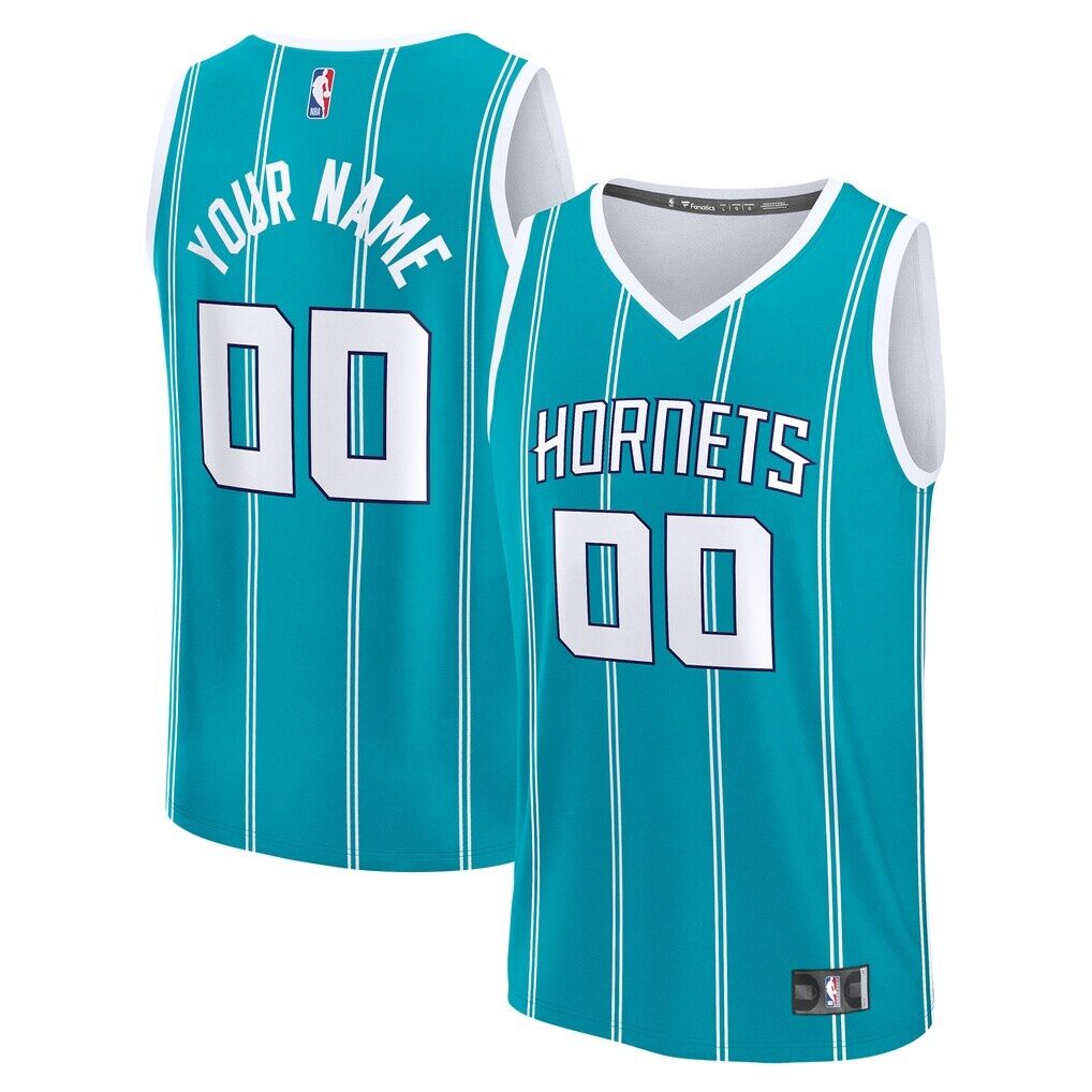 Charlotte Hornets Fashion7 Fast Break Custom Jersey - Icon Edition