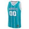 Charlotte Hornets Fashion7 Fast Break Custom Jersey - Teal - Side View