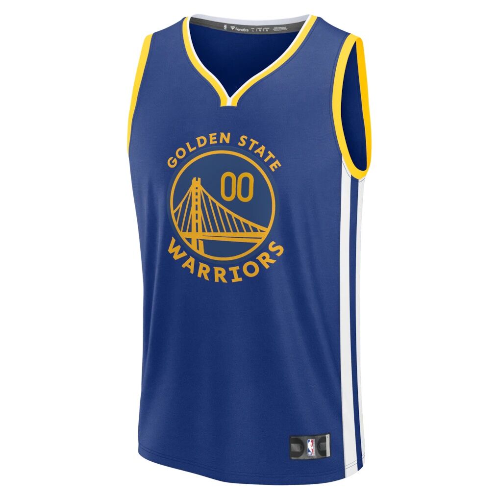 Golden State Warriors Fashion7 Fast Break Custom Jersey – Icon Edition – Royal