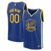 Golden State Warriors Fashion7 Fast Break Custom Jersey - Icon Edition - - Front View