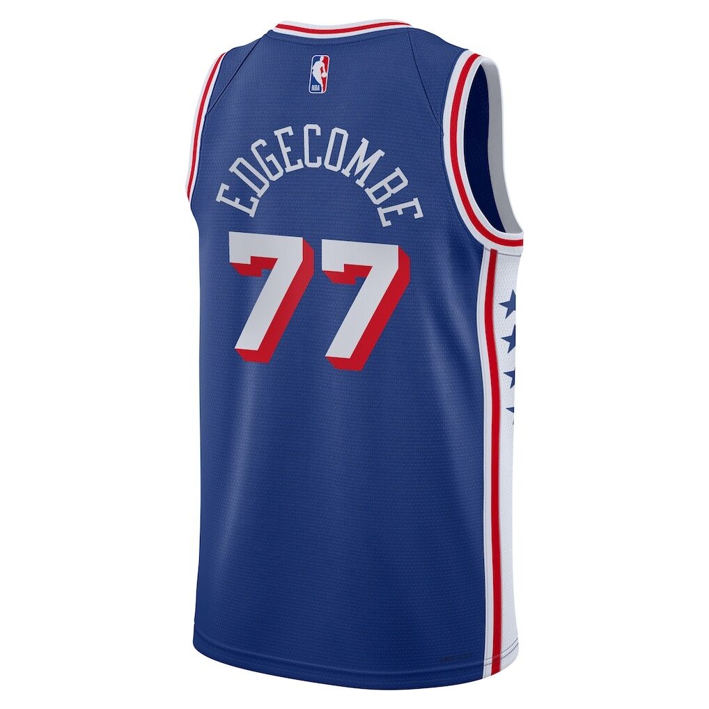 VJ Edgecombe Philadelphia 76ers Nike Youth Swingman Jersey - Icon Edition - Royal