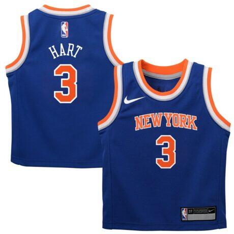 Josh Hart New York Knicks Nike Infant Replica Swingman Jersey - Blue - Front View