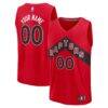 Toronto Raptors Fashion7 Fast Break Custom Jersey - Red - Front View