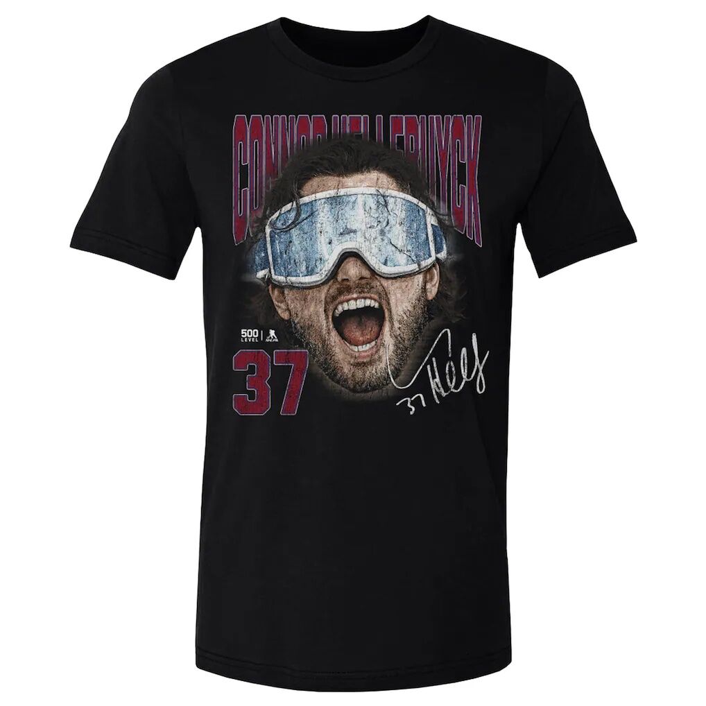 Connor Hellebuyck US Men's Hockey 500 Level Goggles T-Shirt