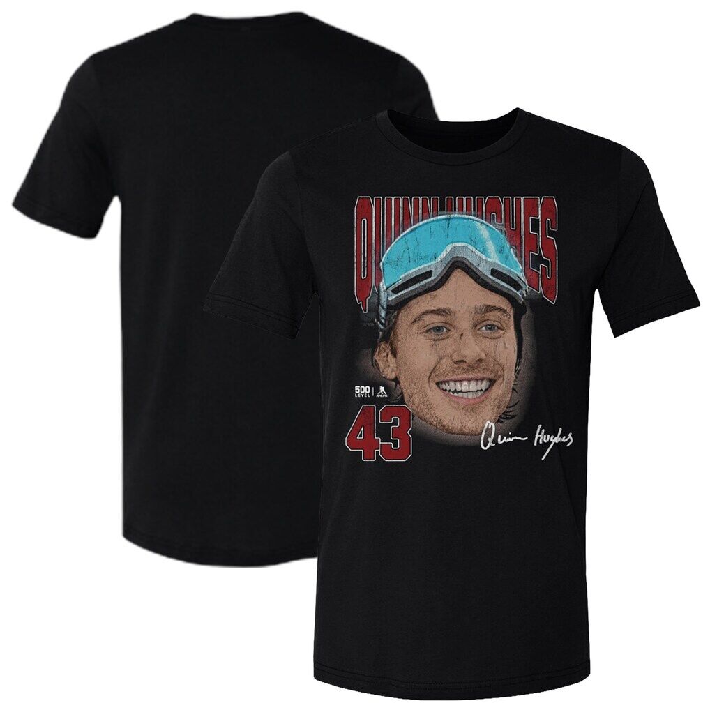 Quinn Hughes US Men's Hockey 500 Level Goggles T-Shirt