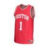 Boston University GameDay Greats Unisex Lightweight Collegiate Men's Basketball Fashion Jersey - - Side View