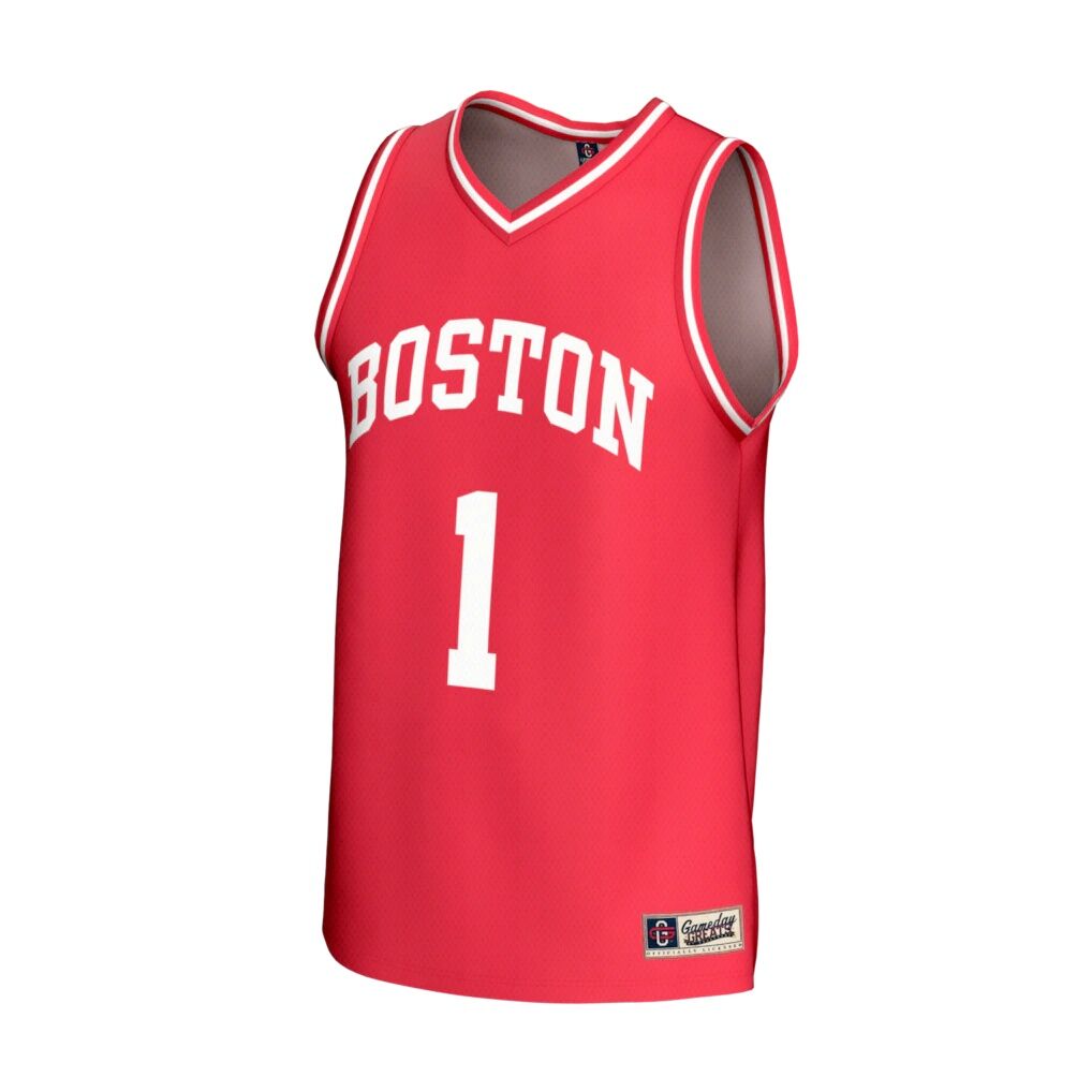 Boston University GameDay Greats Unisex Lightweight Collegiate Men's Basketball Fashion Jersey - Scarlet