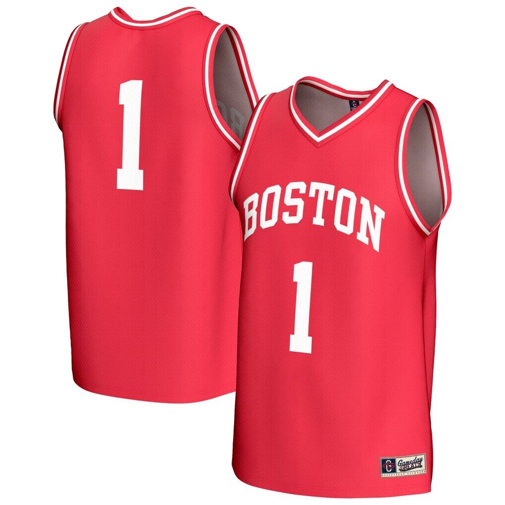 Boston University GameDay Greats Youth Lightweight Collegiate Men's Basketball Fashion Jersey - Scarlet