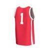 Boston University GameDay Greats Youth Lightweight Collegiate Women's Basketball Fashion Jersey - - Detail View