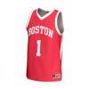 Boston University GameDay Greats Youth Lightweight Collegiate Women's Basketball Fashion Jersey - - Side View
