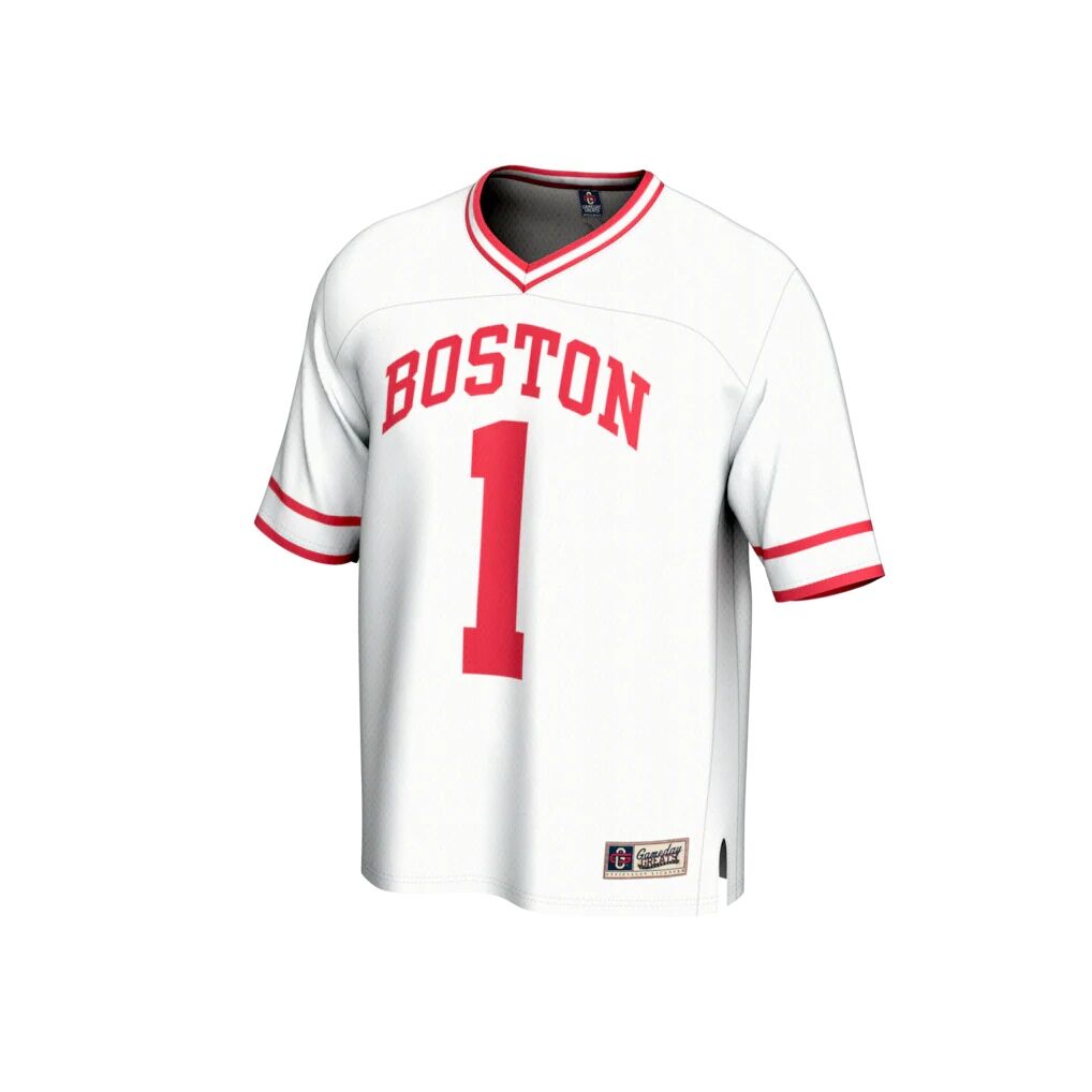 Boston University GameDay Greats Unisex Lightweight Collegiate Men's Lacrosse Fashion Jersey