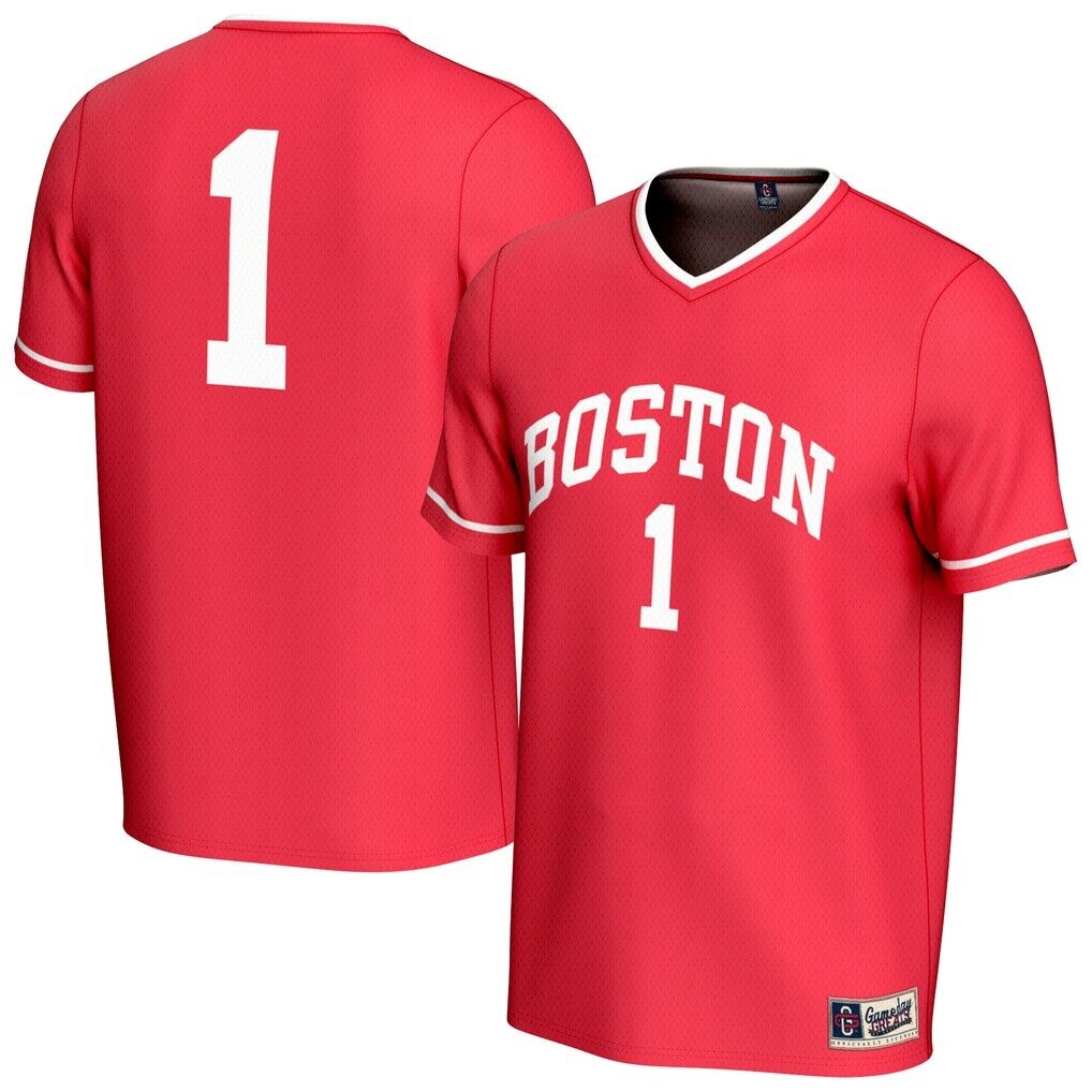 Boston University GameDay Greats Unisex Men's Soccer Lightweight Fashion Jersey - Scarlet