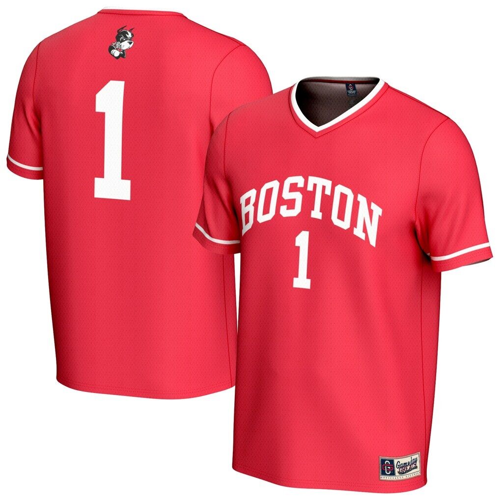 Boston University GameDay Greats Unisex Women's Soccer Lightweight Fashion Jersey - Scarlet