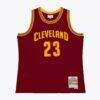 LeBron James Cleveland Cavaliers Mitchell & Ness 2015-16 Swingman Jersey - - Front View
