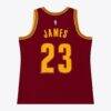 LeBron James Cleveland Cavaliers Mitchell & Ness 2015-16 Swingman Jersey - - Side View