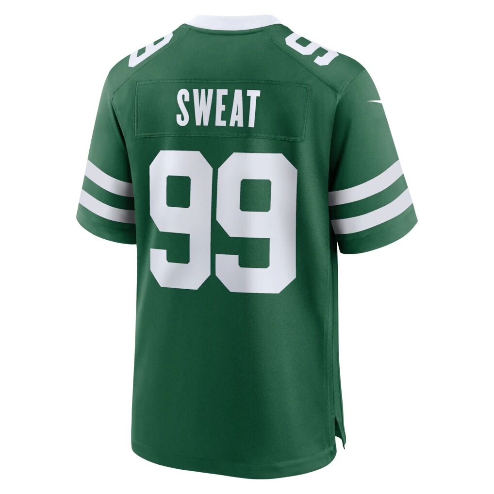 T'Vondre Sweat New York Jets Nike Team Game Jersey - Legacy Green