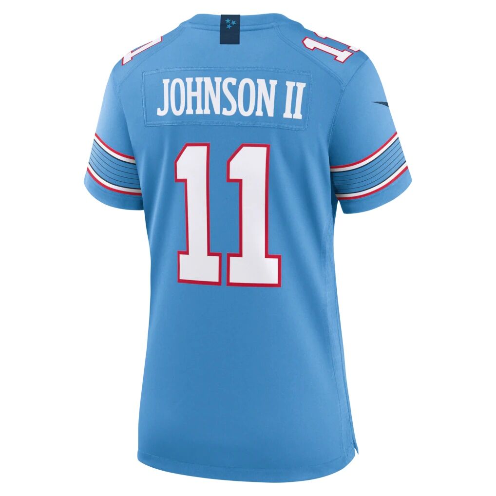 Jermaine Johnson II Tennessee Titans Nike Women's Team Game Jersey -  Light Blue