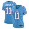 Jermaine Johnson II Tennessee Titans Nike Women's Team Game Jersey - - Front View