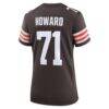 Tytus Howard Cleveland Browns Nike Women's Team Game Jersey - Brown - Detail View