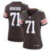 Tytus Howard Cleveland Browns Nike Women's Team Game Jersey - Brown - Front View