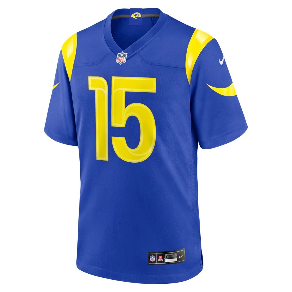 Ty Simpson Los Angeles Rams Nike 2026 NFL Draft First Round Pick No. 13 Team Game Jersey - Royal