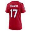 Zachariah Branch Atlanta Falcons Nike Women's Team Game Jersey - Red - Detail View