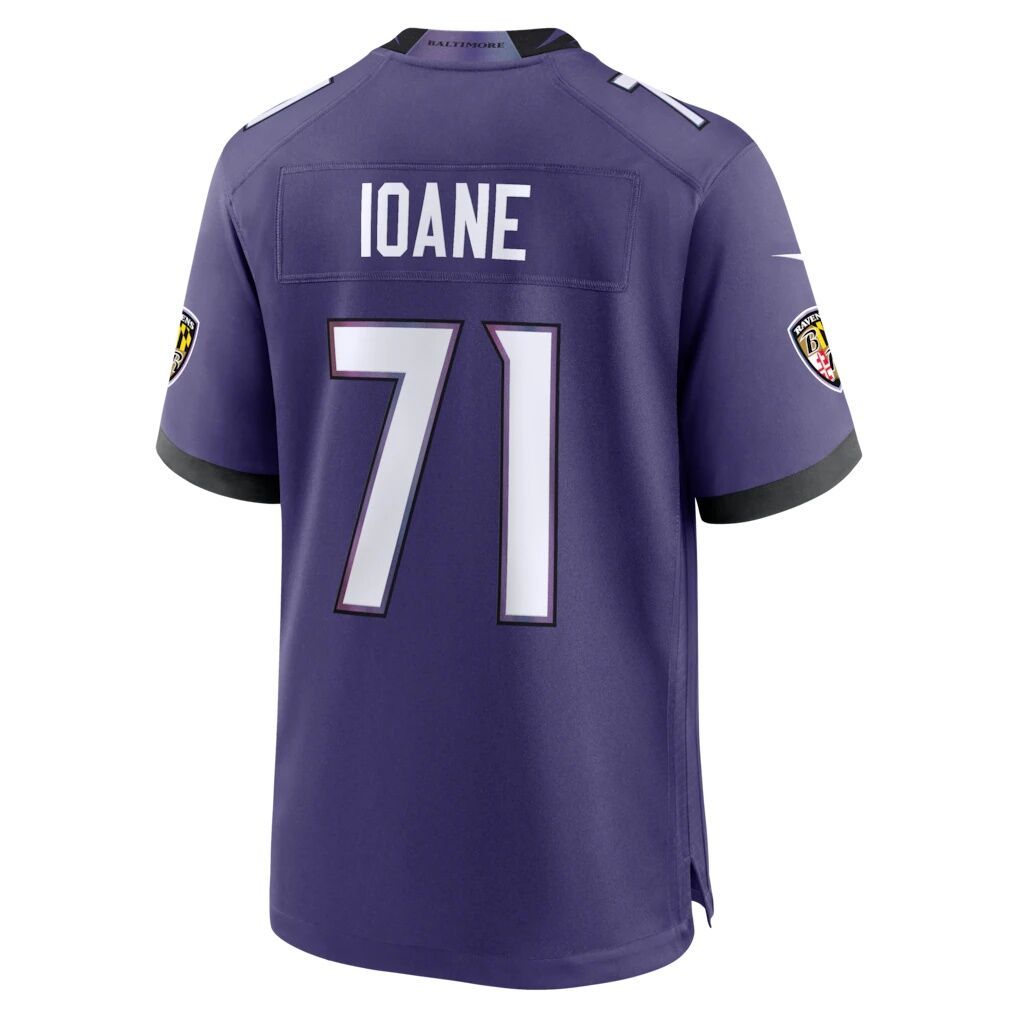 Olaivavega Ioane Baltimore Ravens Nike 2026 NFL Draft First Round Pick No. 14 Team Game Jersey