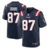 Romeo Doubs New England Patriots Nike Game Jersey - Navy - Front View