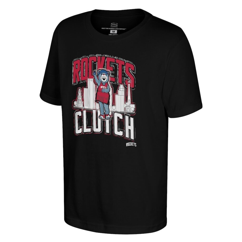 Houston Rockets Stadium Essentials Youth Mascot City Elementized T-Shirt
