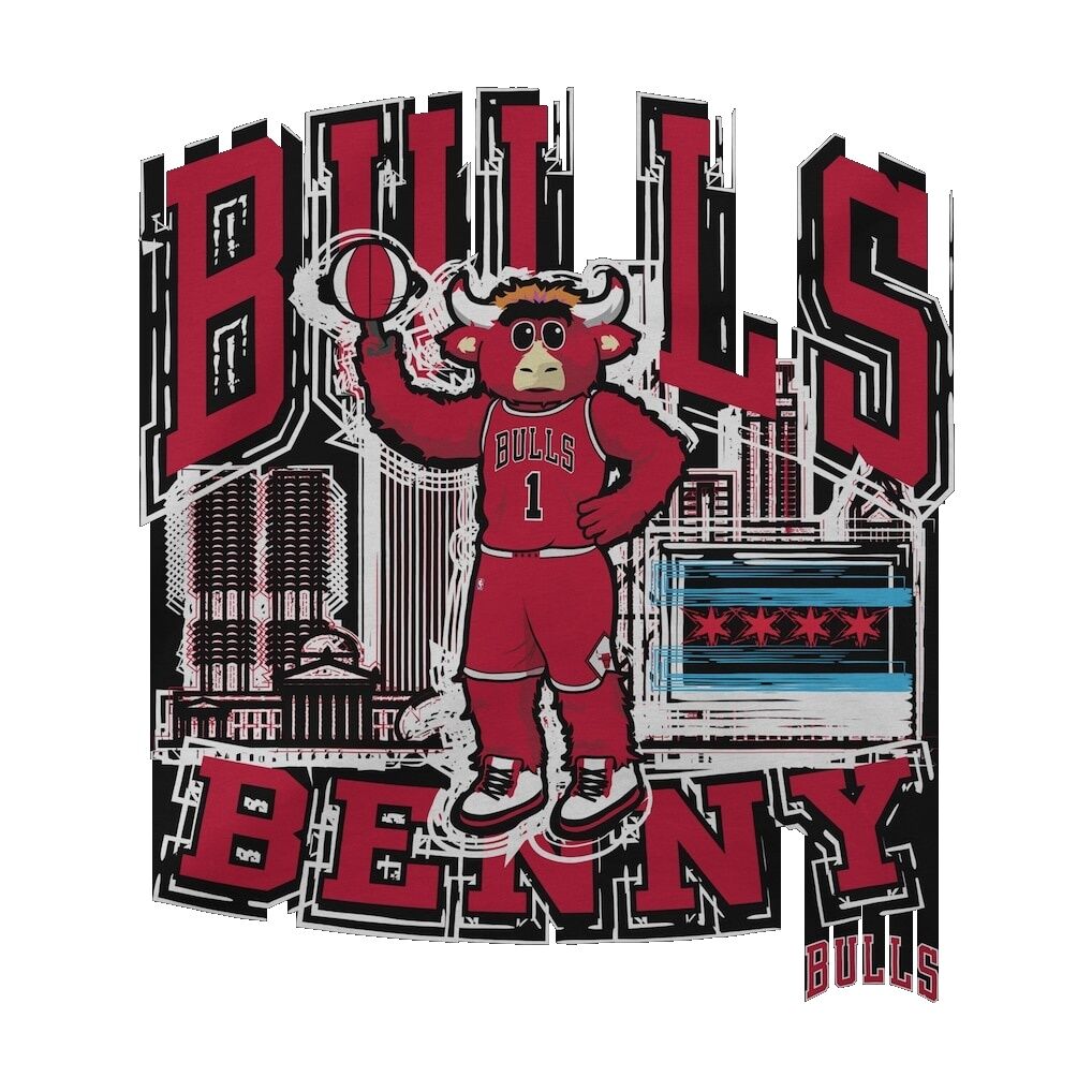 Chicago Bulls Stadium Essentials Youth Mascot City Elementized T-Shirt