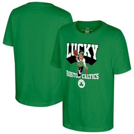 Boston Celtics Stadium Essentials Youth Most Valuable Mascot T-Shirt - - Front View