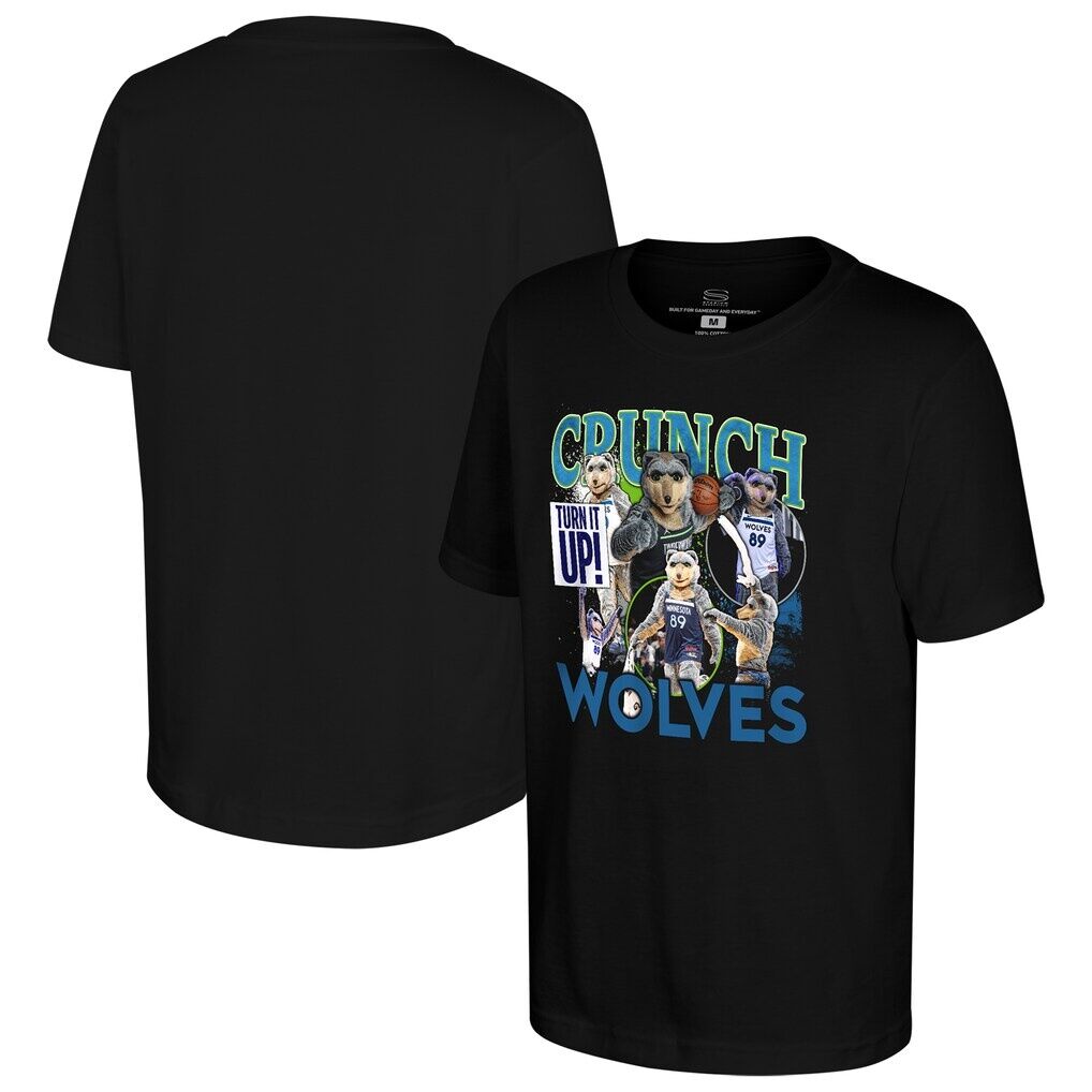 Minnesota Timberwolves Stadium Essentials Youth Mascot Crossroads T-Shirt