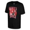 Chicago Bulls Stadium Essentials Youth Mascot Crossroads T-Shirt - Black - Side View
