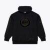 Houston Rockets Mitchell & Ness Phantom Fleece Hoodie - Black - Back View