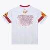 Houston Rockets Mitchell & Ness Hardwood Classics Team Origins Vintage Logo T-Shirt - White - Side View