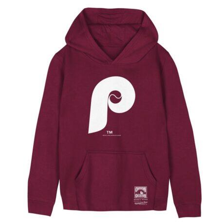 Philadelphia Phillies Mitchell & Ness Preschool Retro Logo Hoodie - - Front View