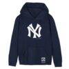 New York Yankees Mitchell & Ness Preschool Retro Logo Hoodie - Navy - Front View