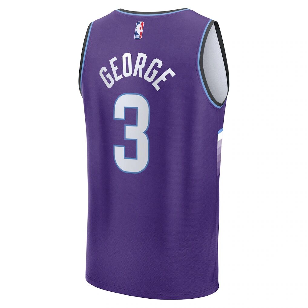 Keyonte George Utah Jazz Fashion7 Fast Break Jersey - Purple - Icon Edition