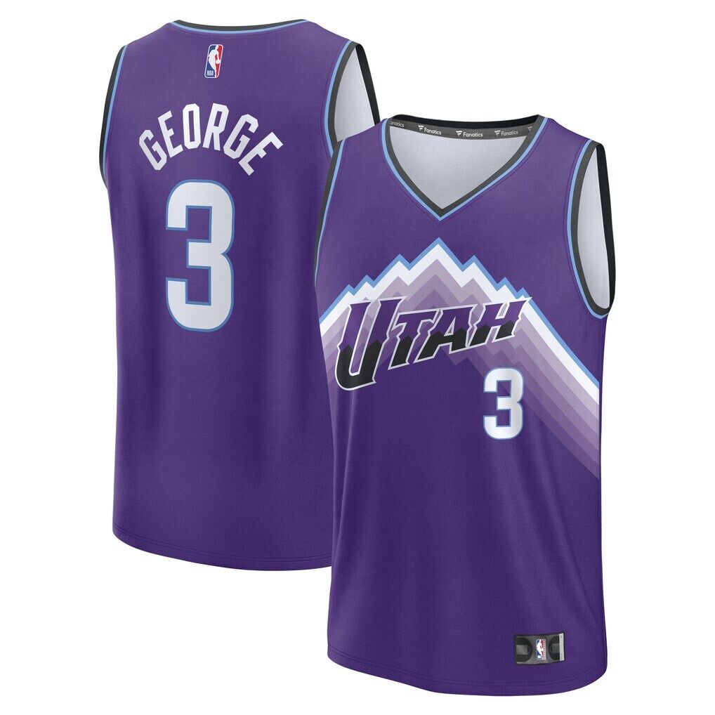 Keyonte George Utah Jazz Fashion7 Fast Break Jersey - Purple - Icon Edition