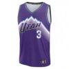 Keyonte George Utah Jazz Fashion7 Fast Break Jersey - Purple - - Side View